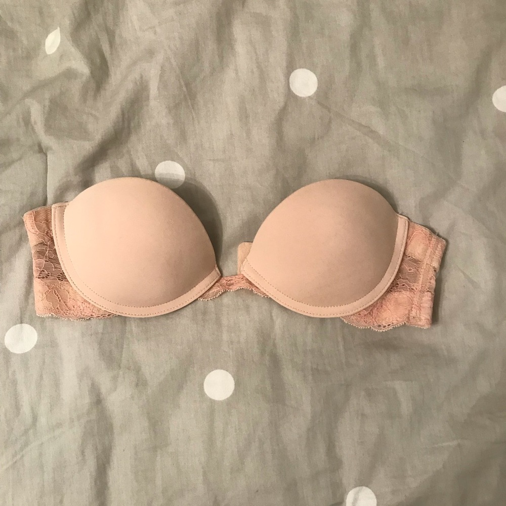 size small strapless bra